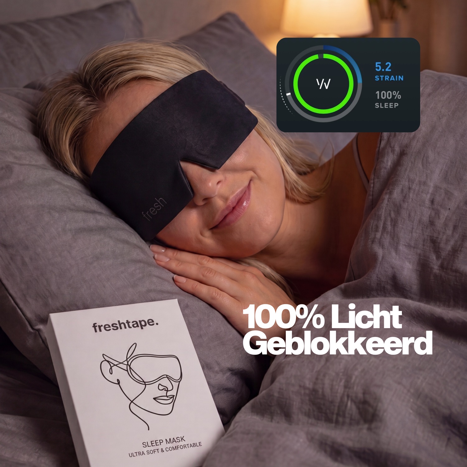 100% licht geblokkeerd